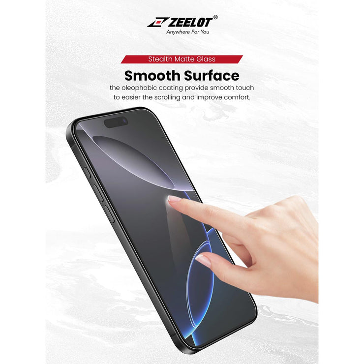 ZEELOT SOLIDsleek V2 (2.5D+) for iPhone 17 Series (with EasyFit Installation Kit) - Anywhere For You | Zeelot®
