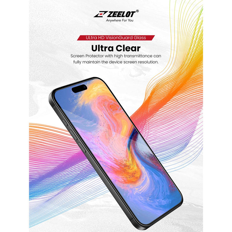 ZEELOT SOLIDsleek V2 (2.5D+) for iPhone 17 Series (with EasyFit Installation Kit) - Anywhere For You | Zeelot®