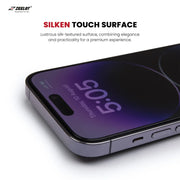 ZEELOT SOLIDsleek 2.5D Tempered Glass Screen Protector for iPhone 15 Series - Anywhere For You | Zeelot®