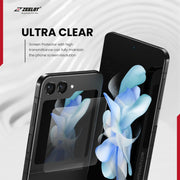 ZEELOT PureGlass 2.5D Display Tempered Glass for Samsung Z Flip 5, Clear - Anywhere For You | Zeelot®