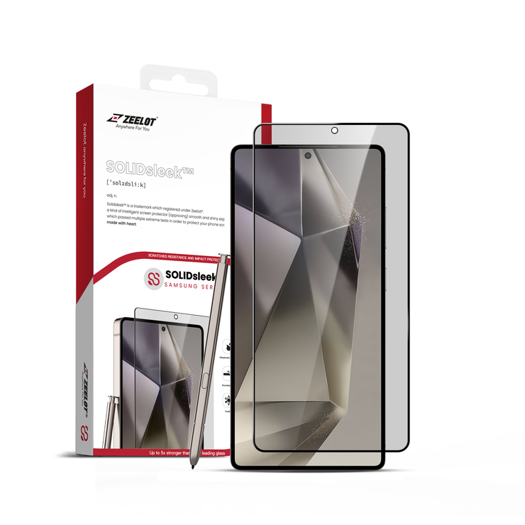 ZEELOT SOLIDsleek 2.5D Tempered Glass for Samsung Galaxy S25 Series - Anywhere For You | Zeelot®