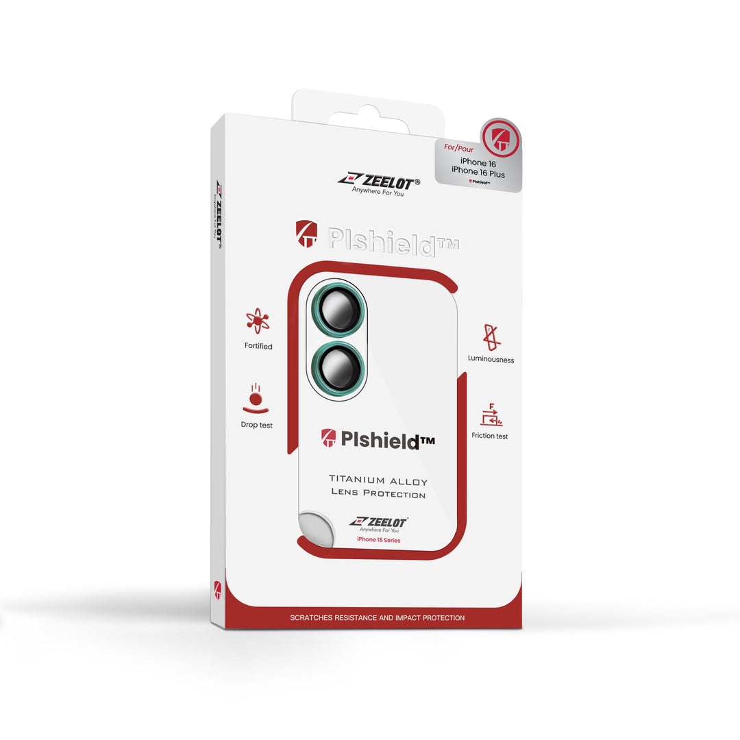 ZEELOT PISHIELD TITANIUM ALLOY LENS PROTECTOR FOR IPHONE 16 SERIES |  Anywhere For You | Zeelot®