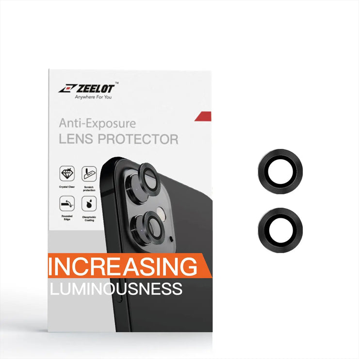ZEELOT Titanium Steel Lens Protector for iPhone 12 6.1"/12 Mini 5.4"/iPhone 11 6.1" (Two Cameras) - Anywhere For You | Zeelot®