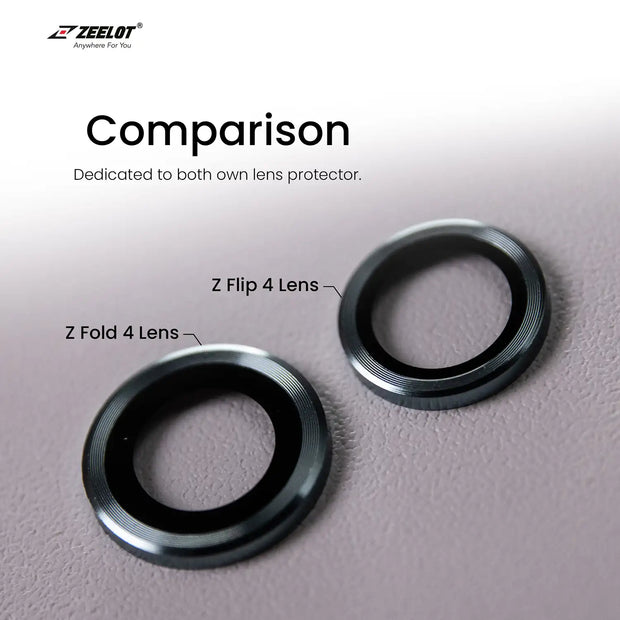 ZEELOT PIshield Titanium Alloy Lens Protector for Samsung Galaxy Z Flip 4 - Anywhere For You | Zeelot®
