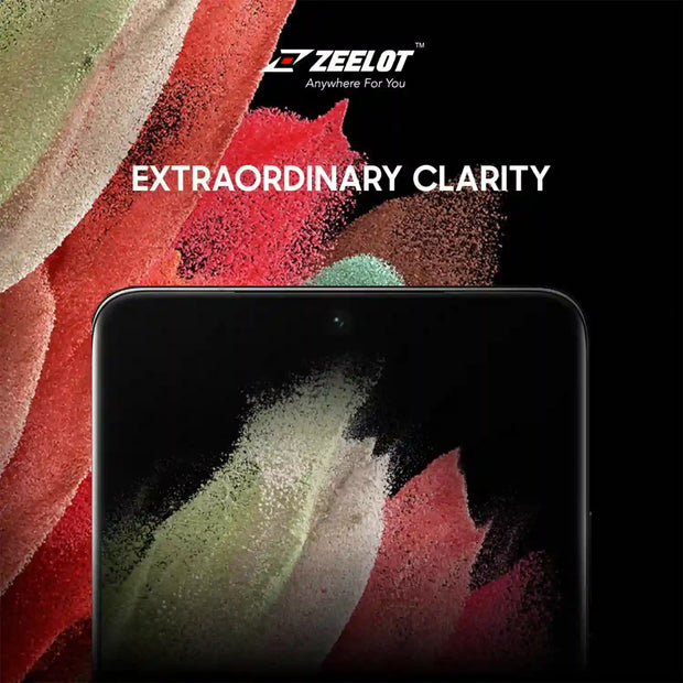 ZEELOT PureGlass 2.5D Tempered Glass Screen Protector for Samsung Galaxy S21/ S21 Plus - Anywhere For You | Zeelot®