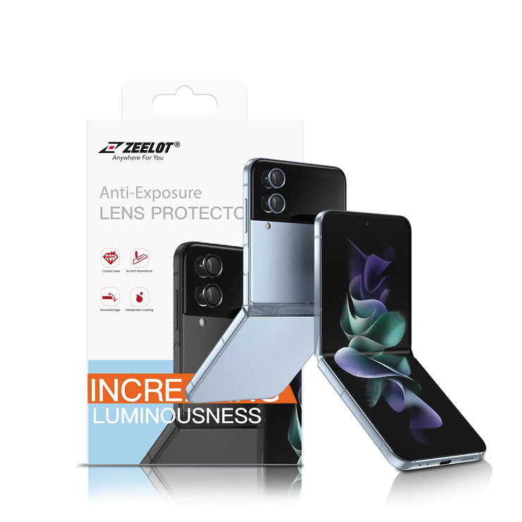 ZEELOT PIshield Titanium Alloy Lens Protector for Samsung Galaxy Z Flip 4 - Anywhere For You | Zeelot®