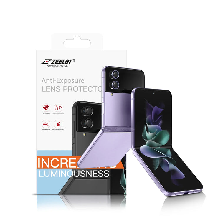 ZEELOT PIshield Titanium Alloy Lens Protector for Samsung Galaxy Z Flip 4 - Anywhere For You | Zeelot®
