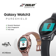 ZEELOT PureShield 2.5D Tempered Glass Screen Protector for Samsung Galaxy Watch 3 (2Pcs) - Anywhere For You | Zeelot®