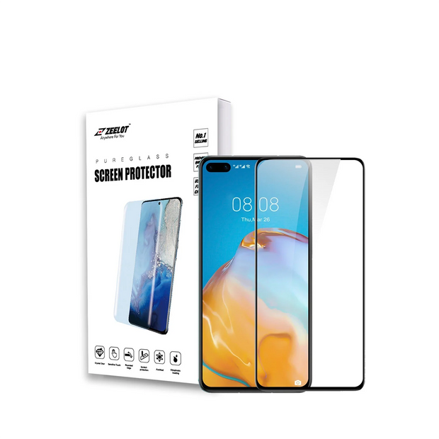 ZEELOT PureGlass 2.5D Tempered Glass Screen Protector for Huawei P40 (2020), Clear - Anywhere For You | Zeelot®