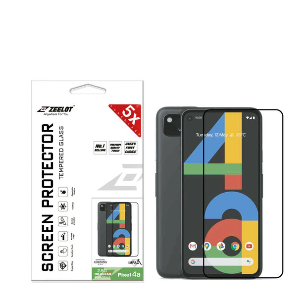 ZEELOT PureShield 2.5D Tempered Glass Screen Protector for Google Pixel 4a - Anywhere For You | Zeelot®