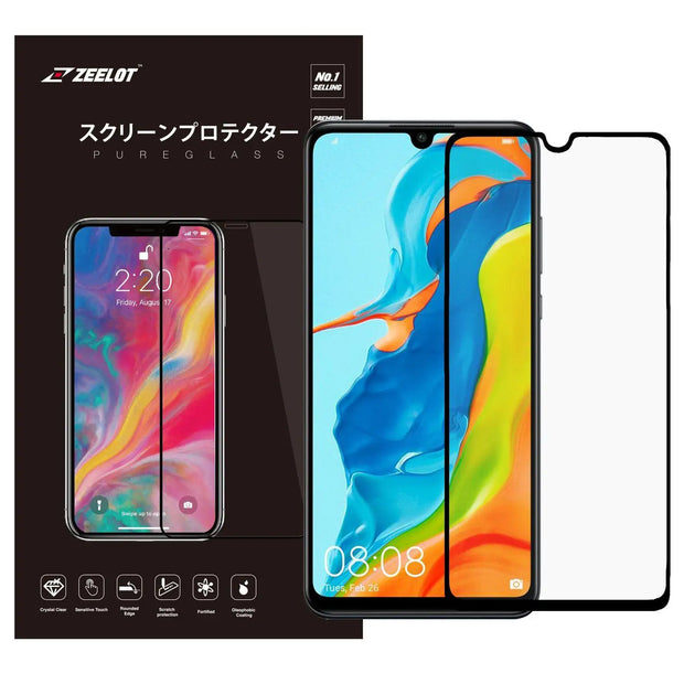 ZEELOT PureGlass 2.5D Tempered Glass Screen Protector for Huawei P30 Lite (2019) - Anywhere For You | Zeelot®