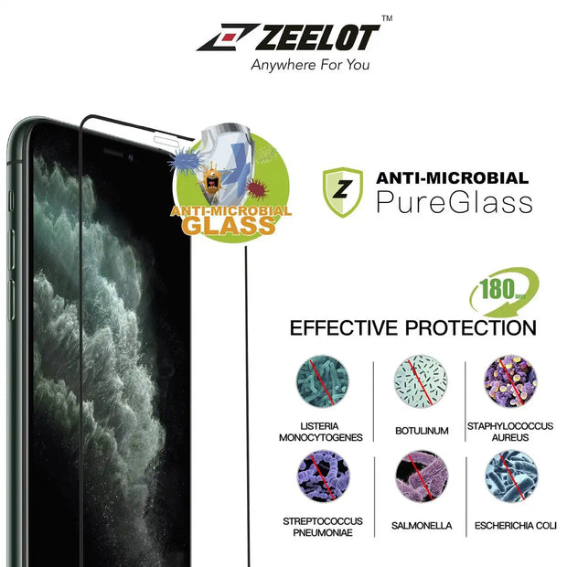 ZEELOT SOLIDsleek 2.5D+ Tempered Glass Screen Protector for iPhone 15  Series, Anywhere For You