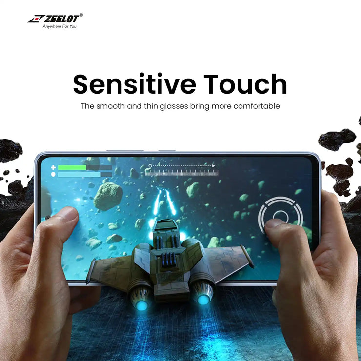 ZEELOT PureGlass 2.5D Tempered Glass Screen Protector for Samsung Galaxy A52/A53, Clear - Anywhere For You | Zeelot®