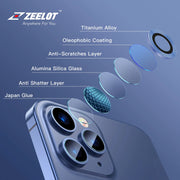 ZEELOT Titanium Steel Lens Protector for iPhone 11 Pro 5.8"/11 Pro Max 6.5" - Anywhere For You | Zeelot®