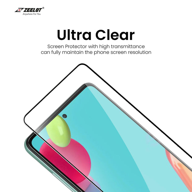 ZEELOT PureGlass 2.5D Tempered Glass Screen Protector for Samsung Galaxy A52 (2021) - Anywhere For You | Zeelot®