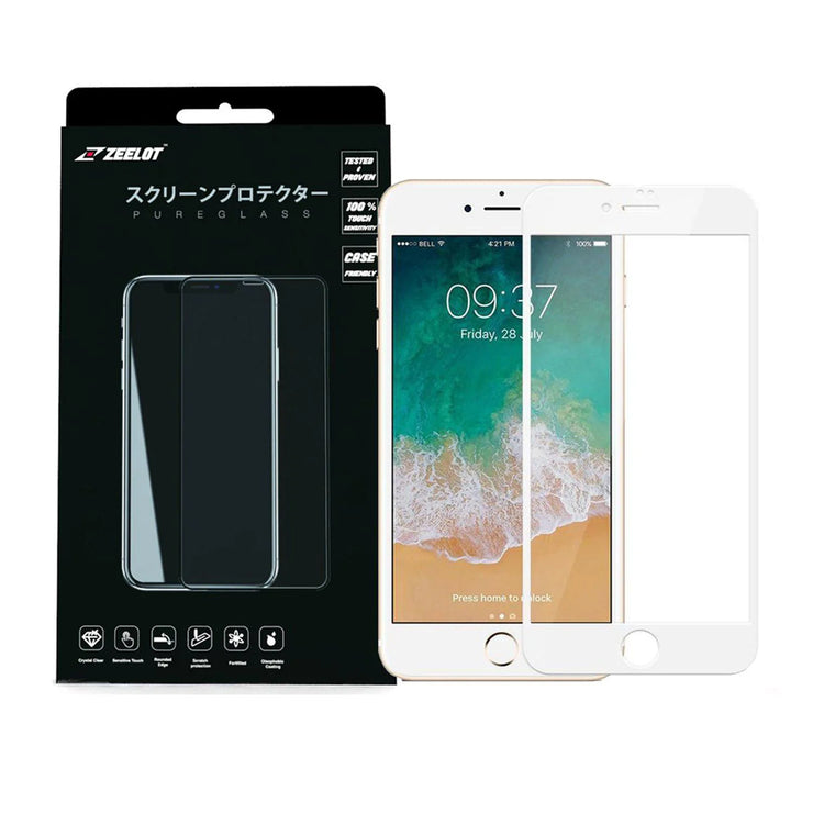 ZEELOT PureGlass 2.5D Tempered Glass Screen Protector for iPhone 8/7 Series - Anywhere For You | Zeelot®