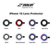 ZEELOT Titanium Steel Lens Protector for iPhone 12 Pro 6.1"/12 Pro Max 6.7" (Three Cameras) - Anywhere For You | Zeelot®