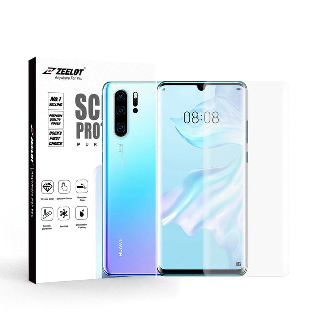 LOCA PureGlass | Tempered Glass Curved Screen Protector for Huawei P30 Pro (2019), Matte - Anywhere For You | Zeelot®