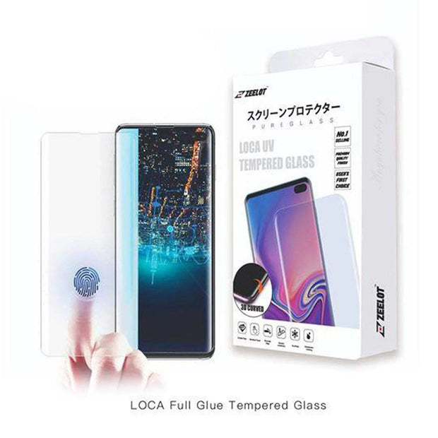 LOCA PureGlass | Tempered Glass Curved Screen Protector for Samsung Galaxy S10/ S10 Plus - Anywhere For You | Zeelot®