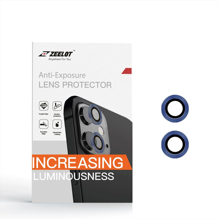 ZEELOT Titanium Steel Lens Protector for iPhone 12 6.1"/12 Mini 5.4"/iPhone 11 6.1" (Two Cameras) - Anywhere For You | Zeelot®