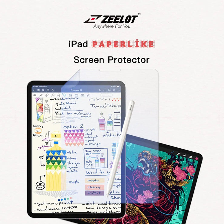 Paperlike | Screen Protector for iPad - Anywhere For You | Zeelot®