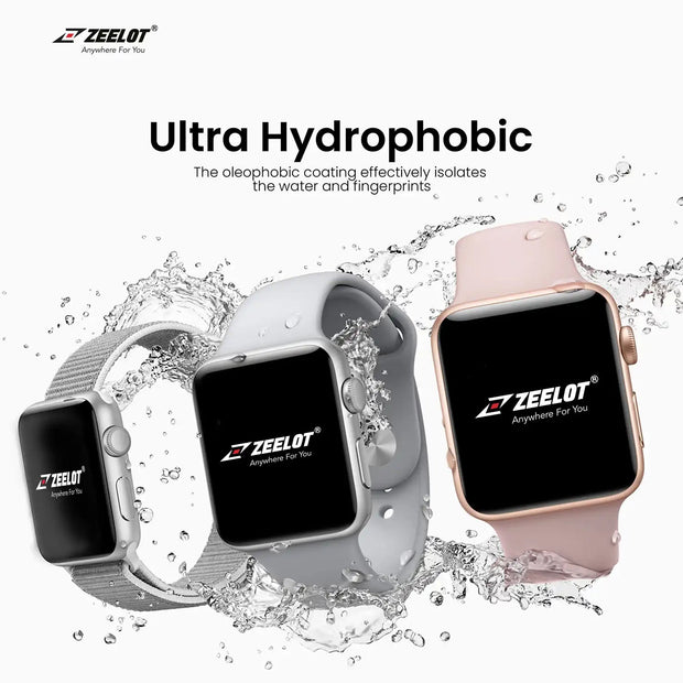 PIshield | Nanometre Hybrid Glass with Alignment Kit for Apple Watch S8/S7 Series - Anywhere For You | Zeelot®
