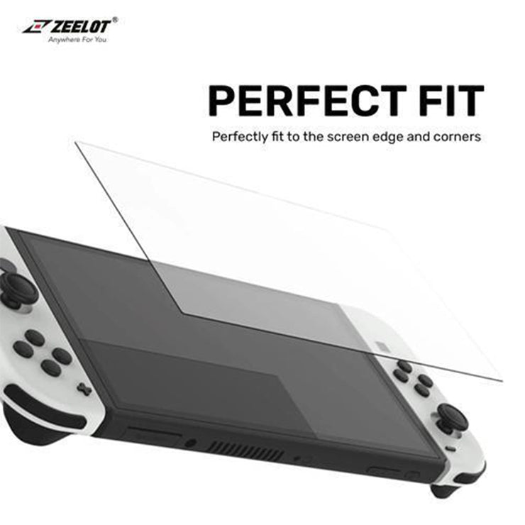 PureGlass | Tempered Glass Screen Protector for Nintendo Switch OLED, Clear - Anywhere For You | Zeelot®