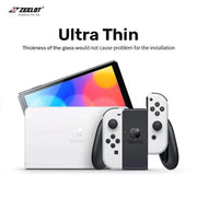 PureGlass | Tempered Glass Screen Protector for Nintendo Switch OLED, Clear - Anywhere For You | Zeelot®