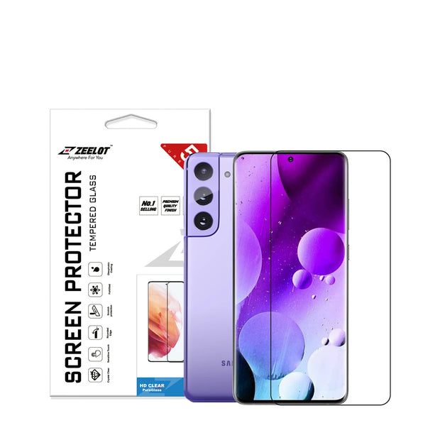 ZEELOT PureGlass 2.5D Tempered Glass Screen Protector for Samsung Galaxy S21/ S21 Plus - Anywhere For You | Zeelot®