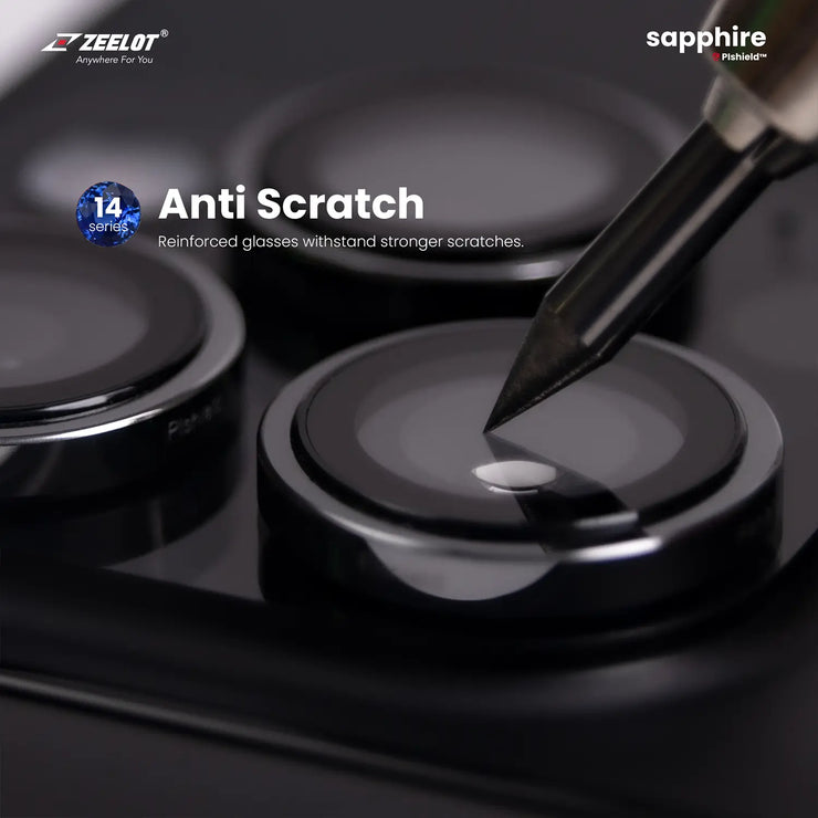 ZEELOT PIshield Sapphire Titanium Alloy Lens for iPhone 14 Series - Anywhere For You | Zeelot®