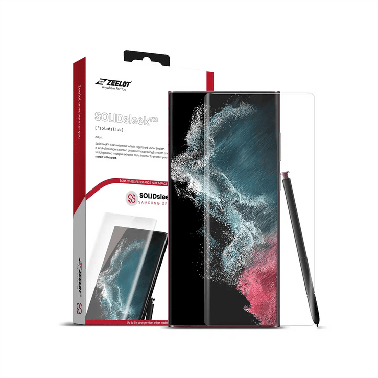 SOLIDsleek | LOCA Tempered Glass Screen Protector for Samsung Galaxy S23 Series - Anywhere For You | Zeelot®