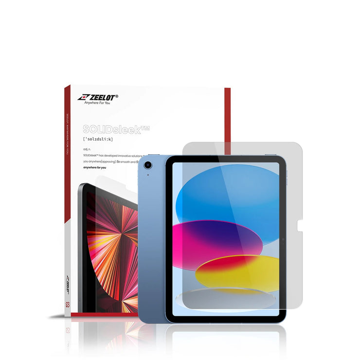 SOLIDSleek | Tempered Glass Screen Protector for iPad - Anywhere For You | Zeelot®