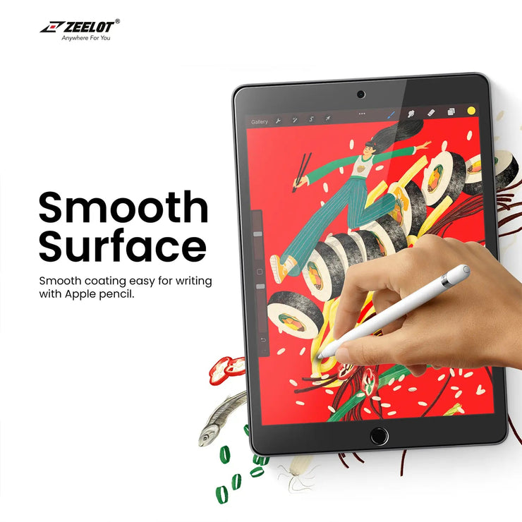 SOLIDSleek | Tempered Glass Screen Protector for iPad - Anywhere For You | Zeelot®