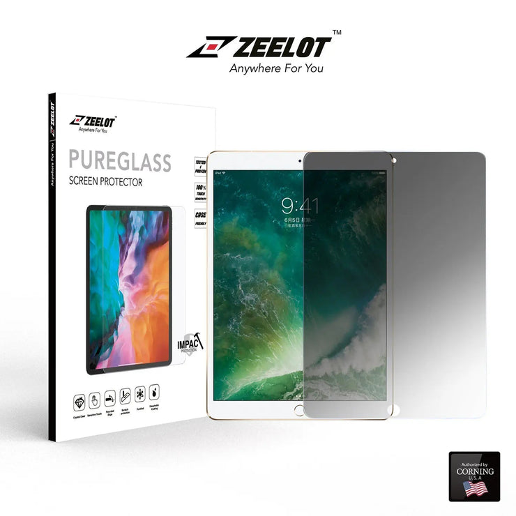 SOLIDSleek | Tempered Glass Screen Protector for iPad - Anywhere For You | Zeelot®