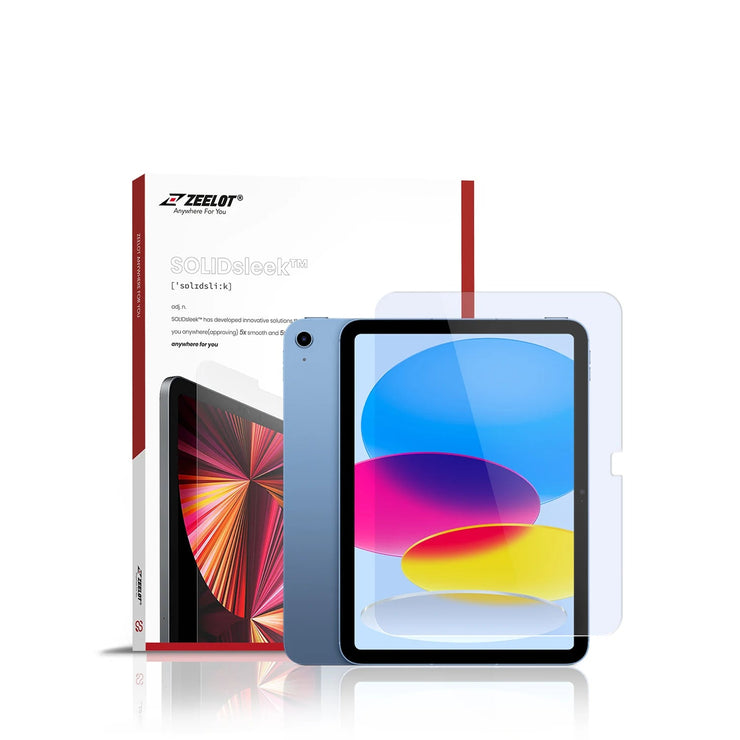 SOLIDSleek | Tempered Glass Screen Protector for iPad - Anywhere For You | Zeelot®