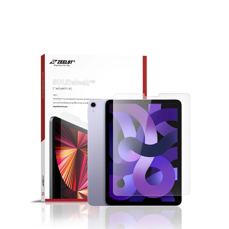 SOLIDSleek | Tempered Glass Screen Protector for iPad Air - Anywhere For You | Zeelot®