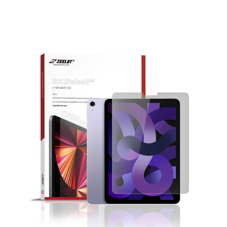 SOLIDSleek | Tempered Glass Screen Protector for iPad Air - Anywhere For You | Zeelot®