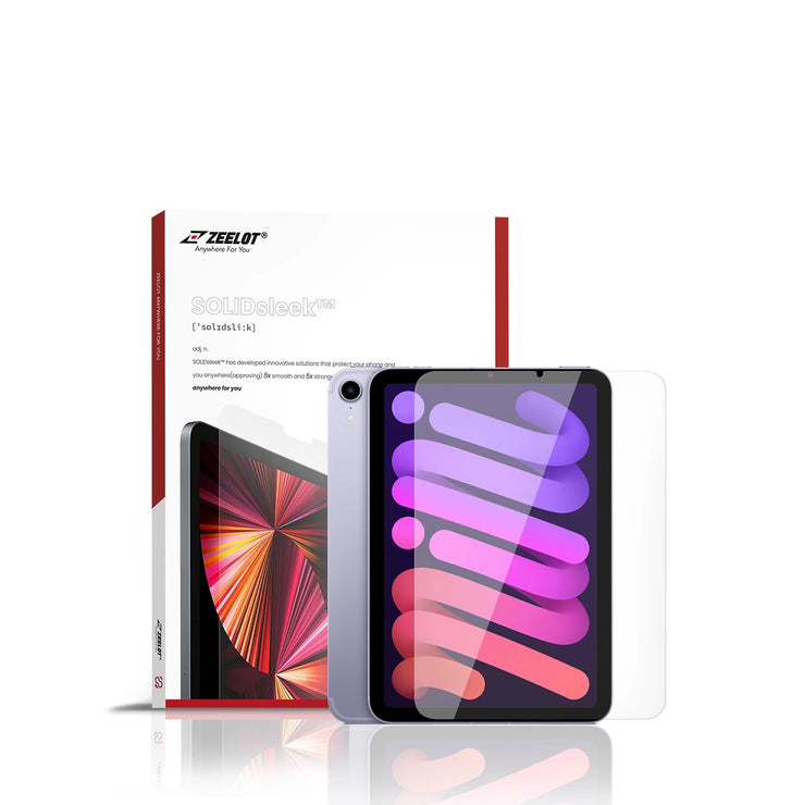 SOLIDSleek | Tempered Glass Screen Protector for iPad mini - Anywhere For You | Zeelot®
