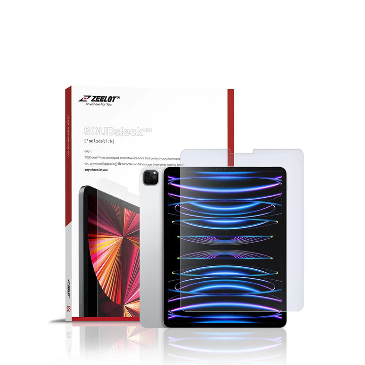 SOLIDSleek | Tempered Glass Screen Protector for iPad Pro - Anywhere For You | Zeelot®