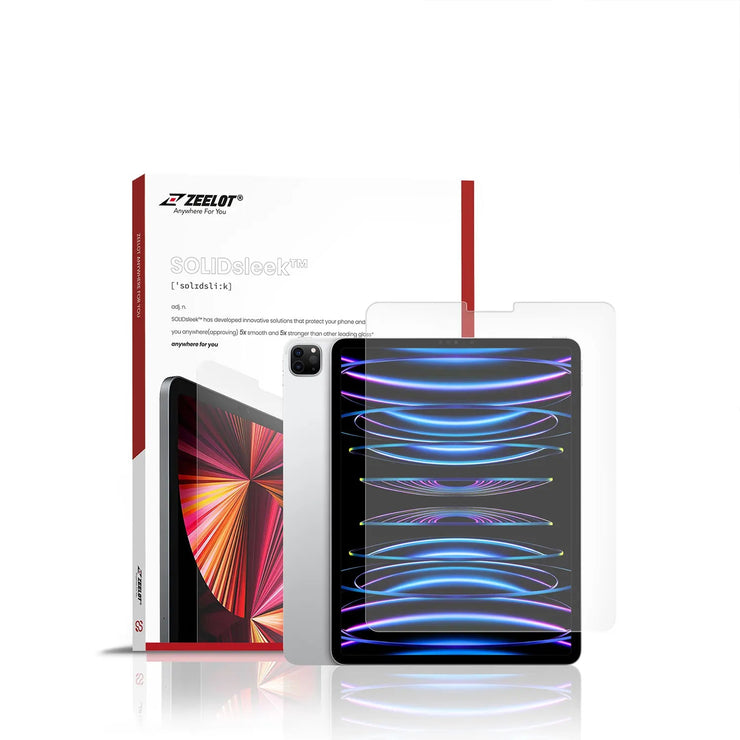 SOLIDSleek | Tempered Glass Screen Protector for iPad Pro - Anywhere For You | Zeelot®