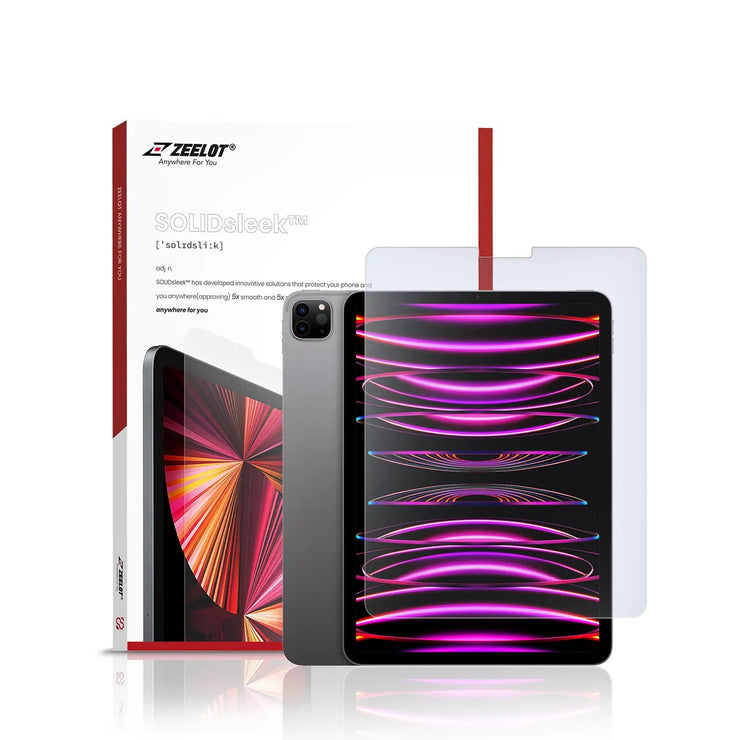 SOLIDSleek | Tempered Glass Screen Protector for iPad Pro - Anywhere For You | Zeelot®