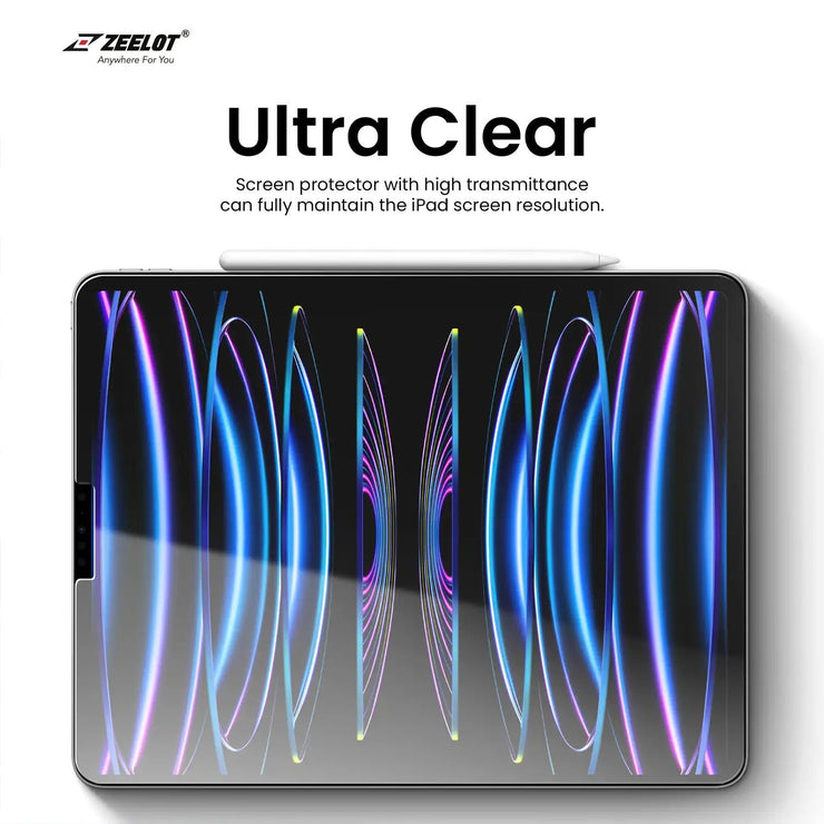 SOLIDSleek | Tempered Glass Screen Protector for iPad Pro - Anywhere For You | Zeelot®