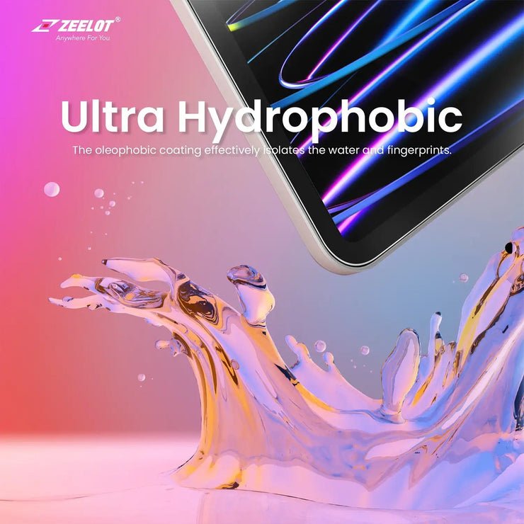 SOLIDSleek | Tempered Glass Screen Protector for iPad Pro - Anywhere For You | Zeelot®