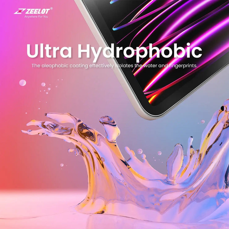 SOLIDSleek | Tempered Glass Screen Protector for iPad Pro - Anywhere For You | Zeelot®